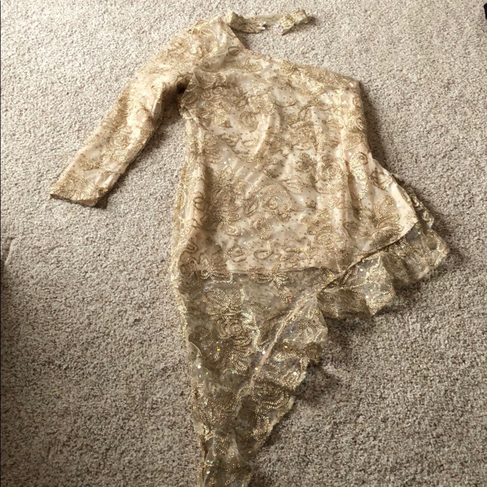Sequined Dress With Matching Choker